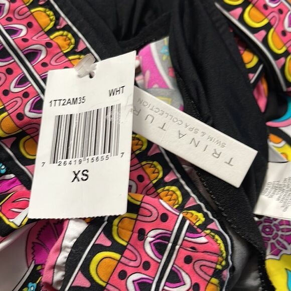 NWT TRINA TURK Swim & Spa Collection Groovy Floral Cover-Up Maxi Dress XS - Picture 5 of 8